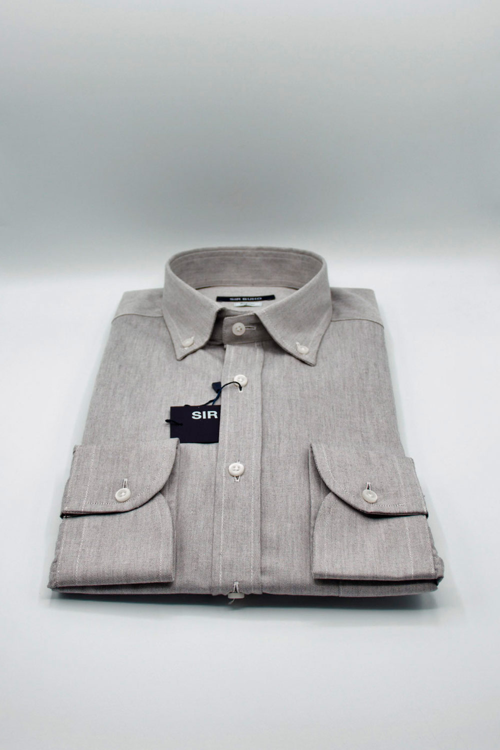 Camisa de hombre Sir Buho sport gris
