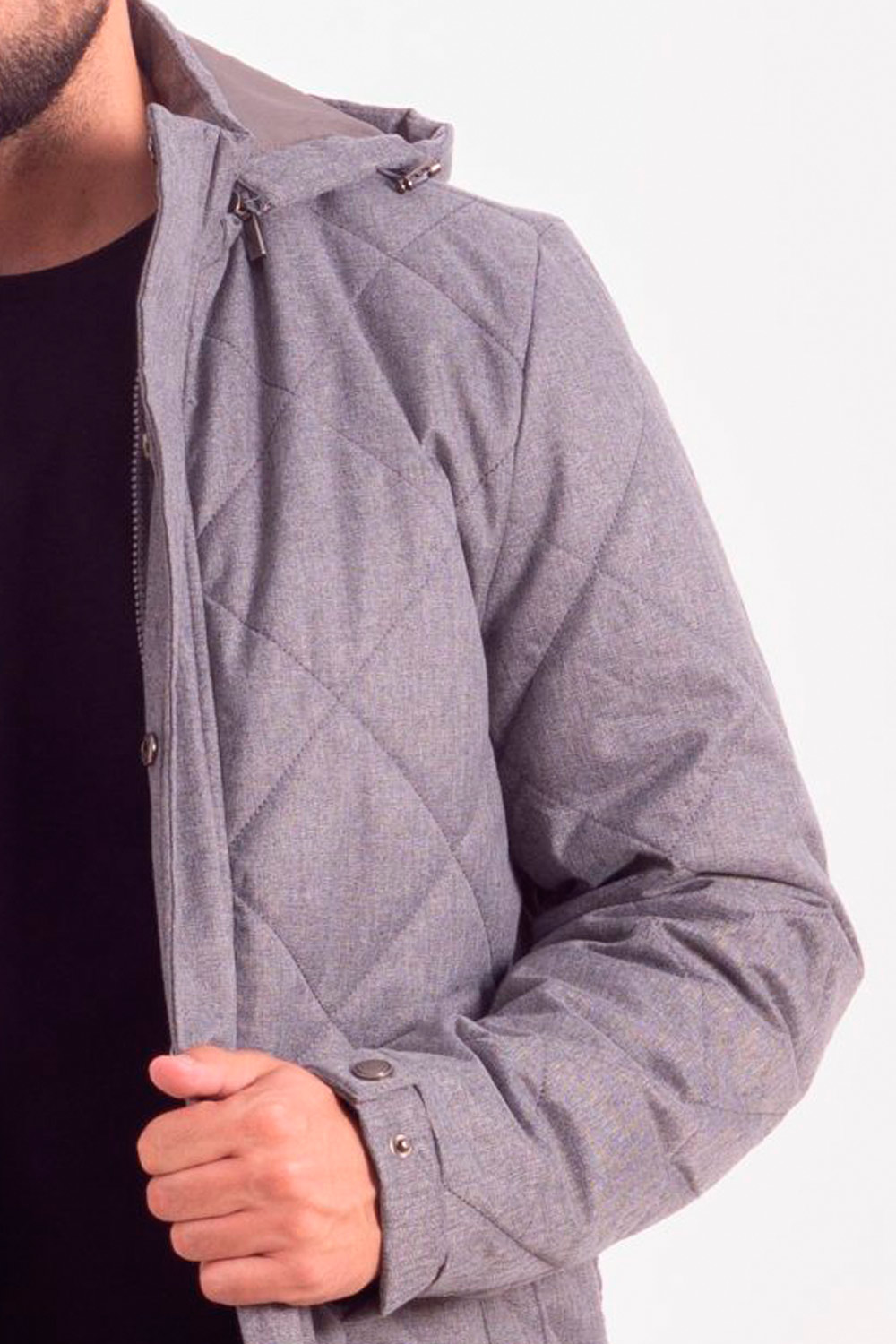 Parka de hombre Selinac gris claro