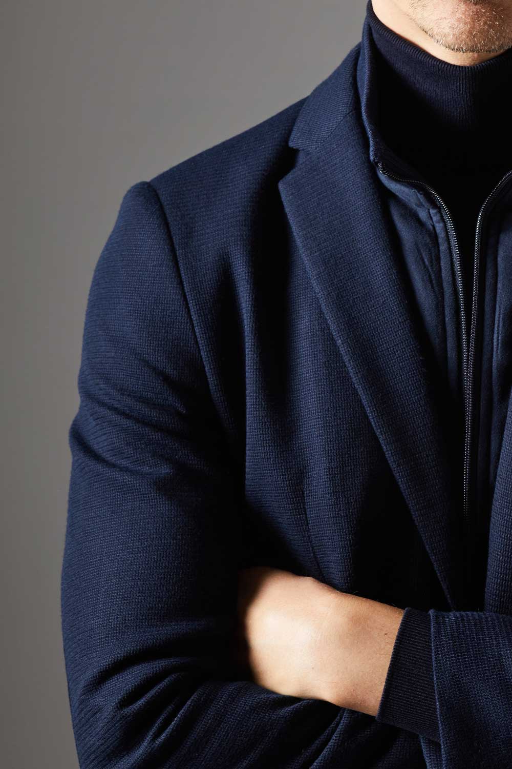 Chaqueta de hombre Pertegaz azul marino
