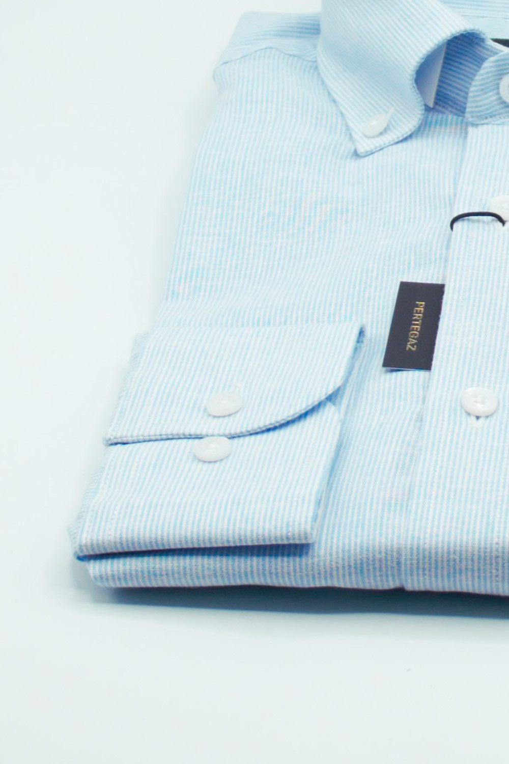 Camisa de hombre Pertegaz lista celeste