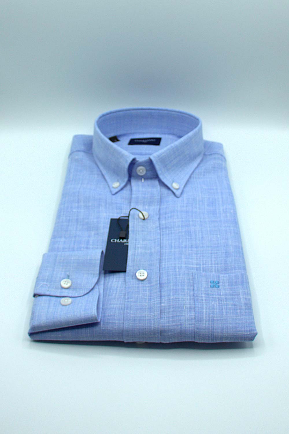 Camisa de Charmant de hombre azul