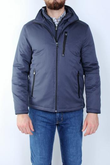 Parka de hombre azul modelo regular fit