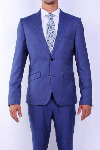Traje Selinac hombre azul tejido con lycra
