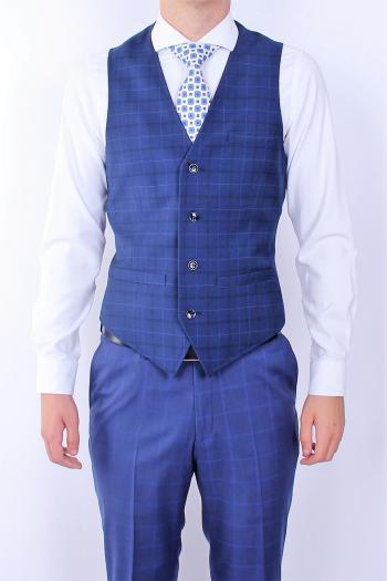 Chaleco de hombre modelo recto 4 botones