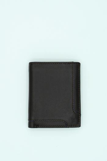 Cartera de piel hombre marron