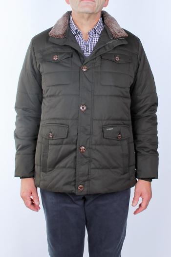 Parka de hombre verde modelo regular fit