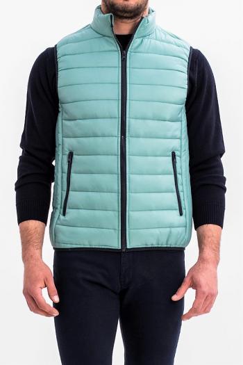 Chaleco Selinac de hombre acolchado verde claro