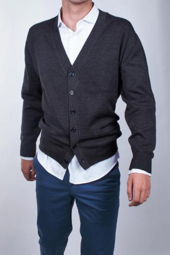 Chaqueta punto hombre Migueleto gris