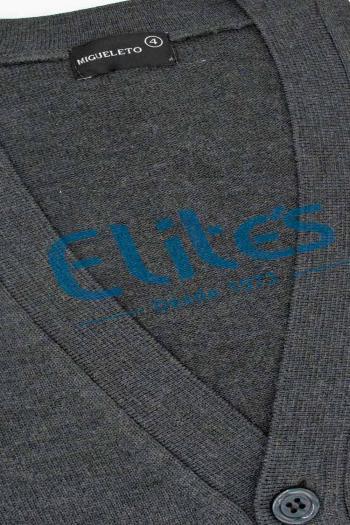 Chaqueta punto hombre Migueleto gris