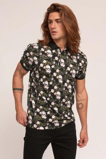 Polo de hombre manga corta verde