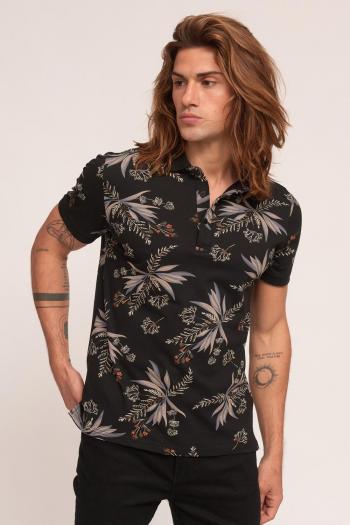 Polo de hombre manga corta estampado