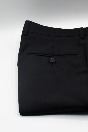 Pantalon de hombre vestir negro chaque