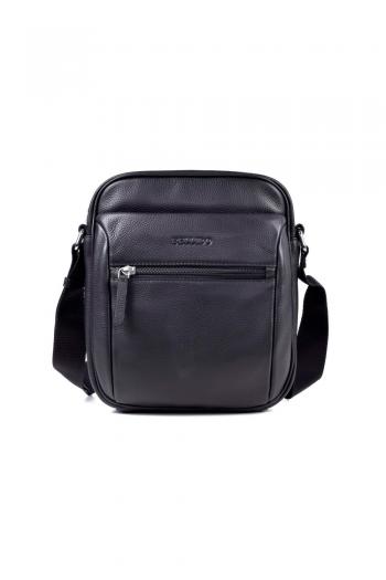 Bolso bandolera piel Miguel Bellido negro