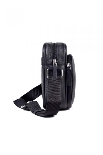 Bolso bandolera piel Miguel Bellido negro