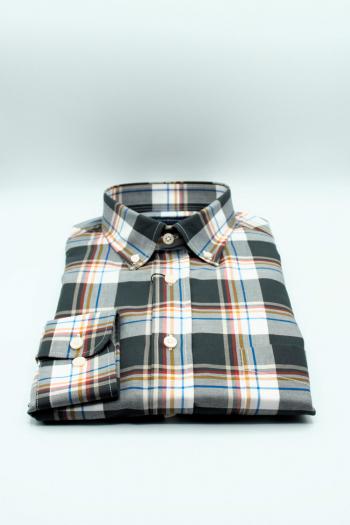 Camisa de hombre Charmant cuadro verde