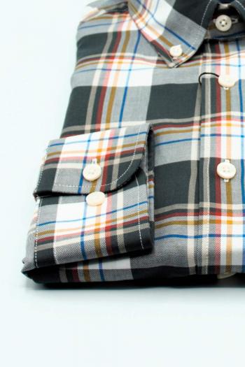 Camisa de hombre Charmant cuadro verde