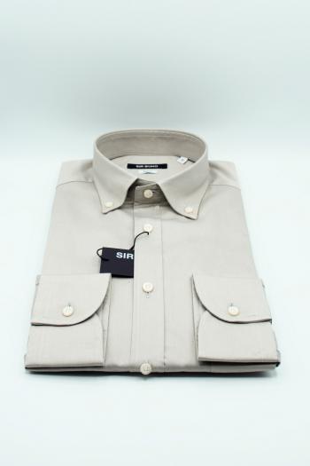 Camisa de hombre Sir Buho manga larga beig