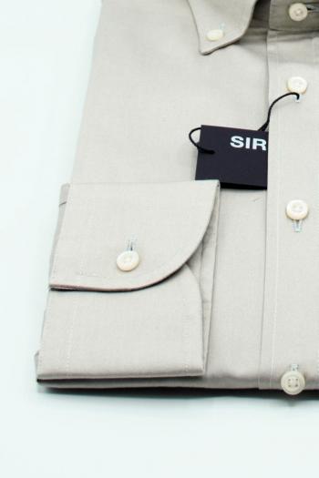 Camisa de hombre Sir Buho manga larga beig