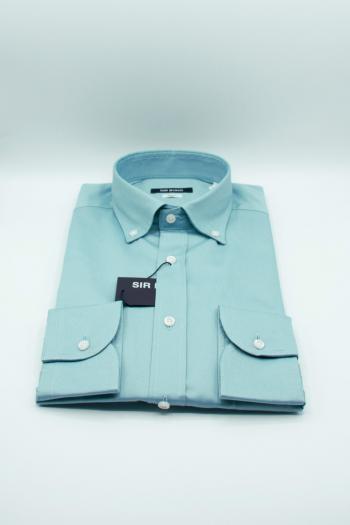 Camisa de hombre Sir Buho manga larga verde claro