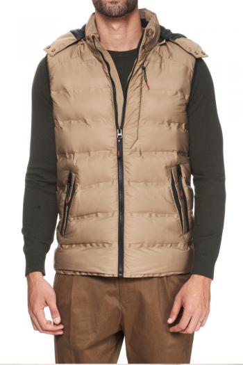 Chaleco de hombre con capucha Rever MIler verde
