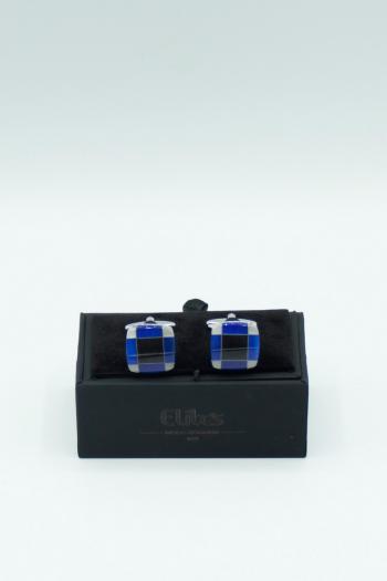 Gemelos metalicos Smartmen cuadros azul