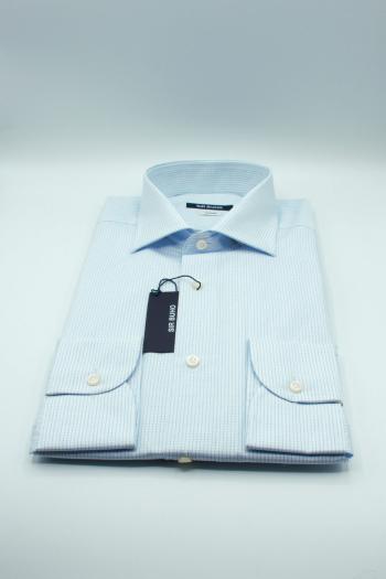 Camisa de hombre Sir Buho cuadro azul