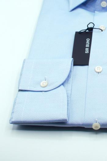 Camisa de hombre Sir Buho azul