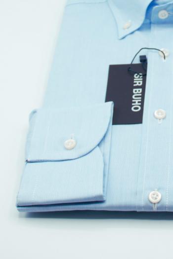 Camisa de hombre Sir Buho azul