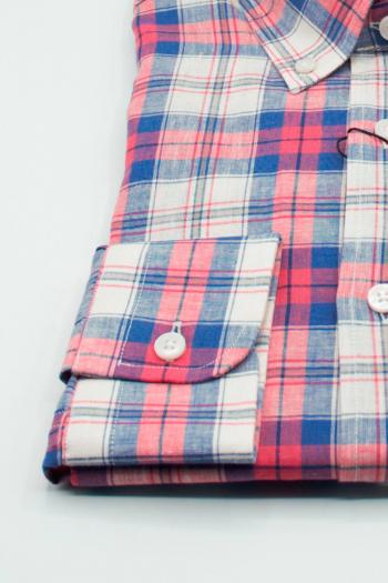 Camisa de hombre Charmant cuadro rojo