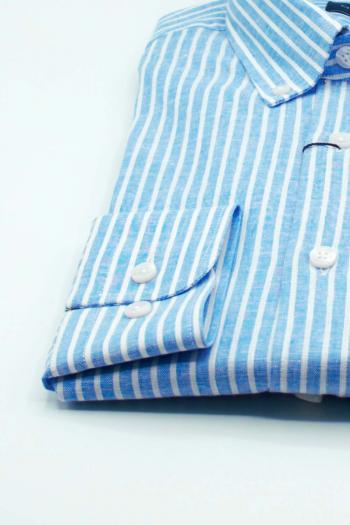 Camisa de hombre Charmant lista azul