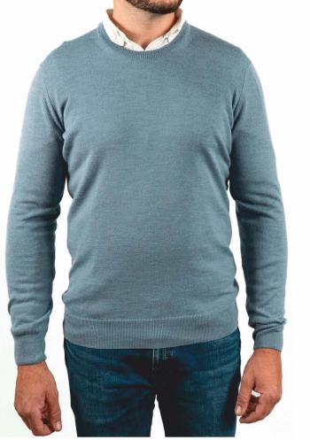 Jersey cuello redondo de hombre Pertegaz azul