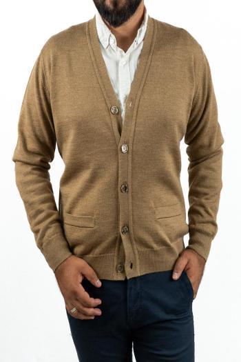 Chaqueta de punto Pertegaz de hombre beig