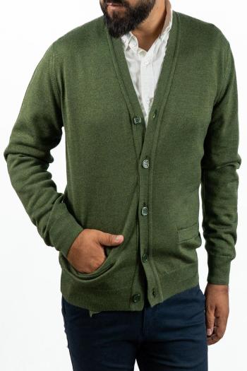 Chaqueta de punto Pertegaz de hombre verde