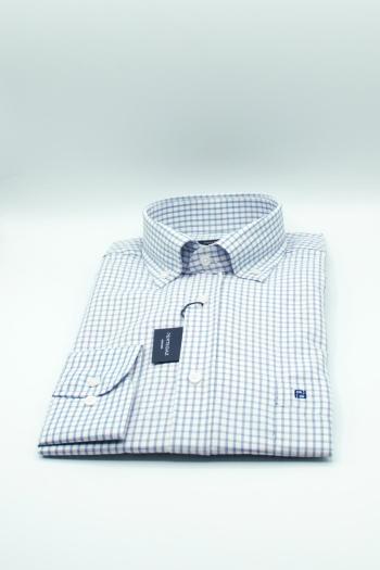 Camisa de hombre Pertegaz cuadro azul