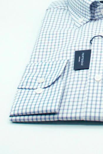 Camisa de hombre Pertegaz cuadro azul