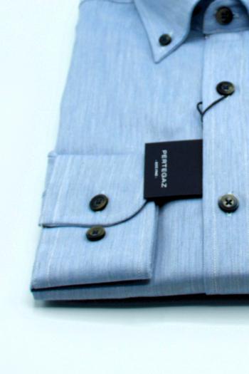 Camisa de hombre Pertegaz azul