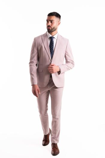 Traje Selinac de hombre rosa