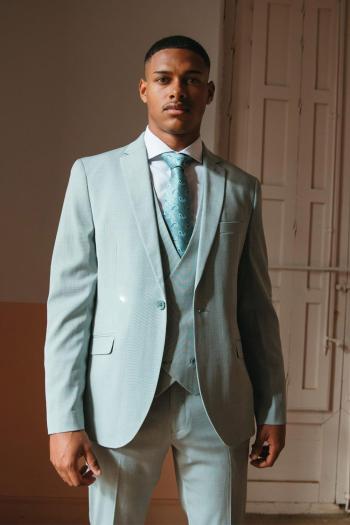 Traje de hombre Selinac verde claro
