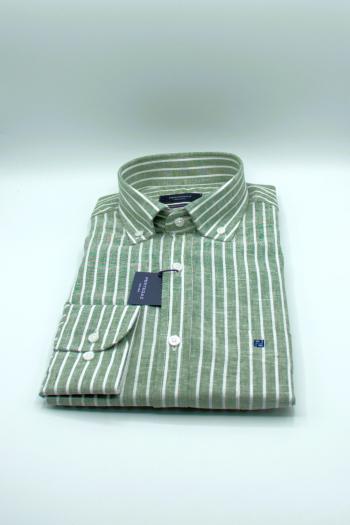 Camisa Pertegaz de hombre lista verde
