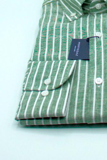 Camisa Pertegaz de hombre lista verde
