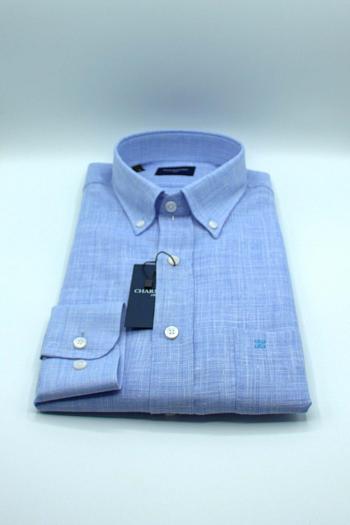 Camisa de Charmant de hombre azul