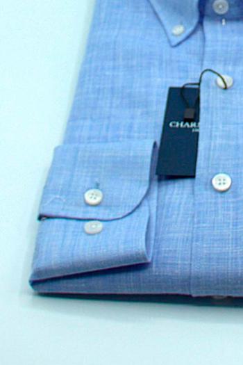 Camisa de Charmant de hombre azul
