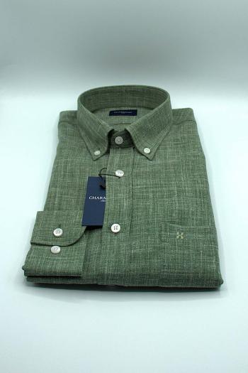 Camisa de Charmant de hombre verde