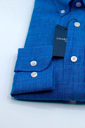 Camisa de Charmant de hombre azul